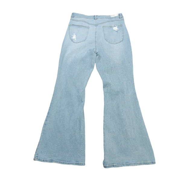 Rue 21 Flare Blue Denim Jeans Size 11 NWT - Picture 7 of 9